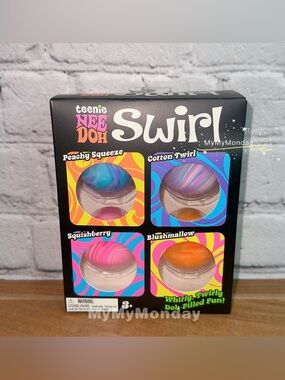 NeeDoh Teenie Swirl of 4